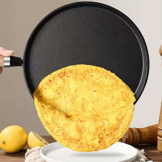 Cast Iron Skillet with Handle, Durable and Non-Stick Cookware